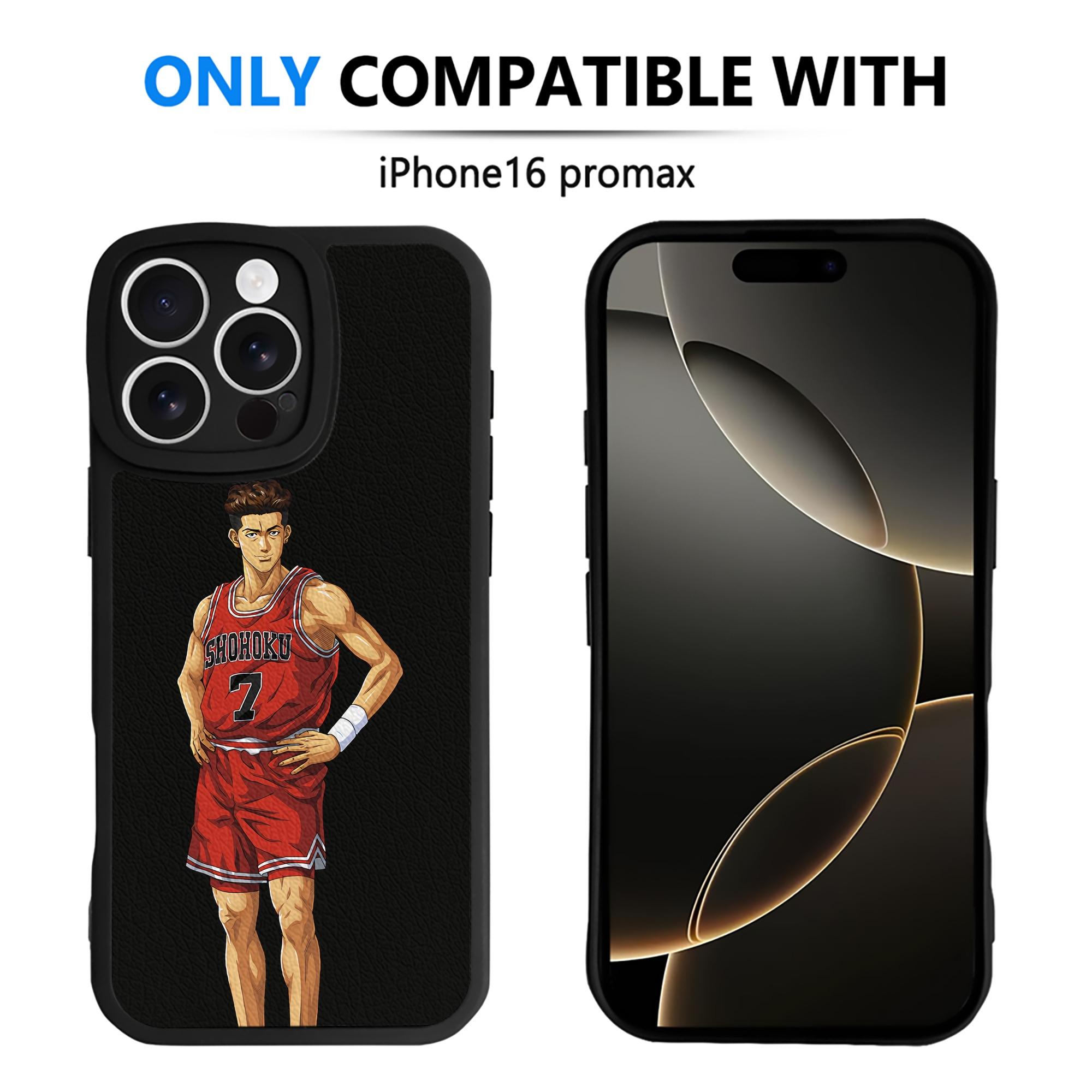 （画像用） SLAM DUNK／スラムダンク 【iPhone 16シリーズ対応】シリコンスマホケース（レザー調） 材質：シリコン